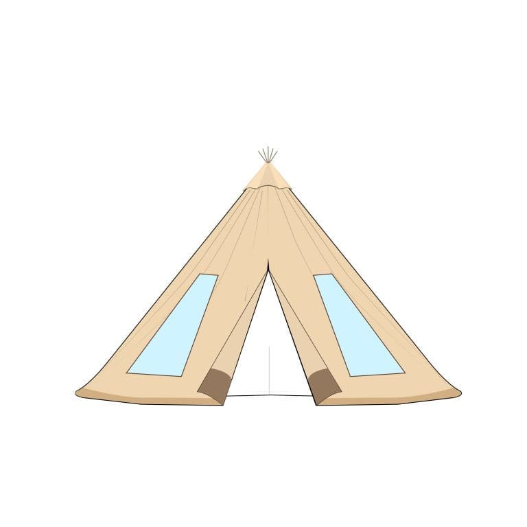 Midi Tipi Illustration The Tipi Company