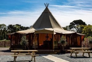 The Lodge at Woburn Farm Big Hat Tipi